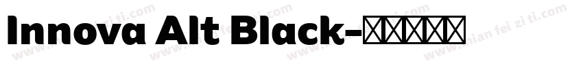 Innova Alt Black字体转换